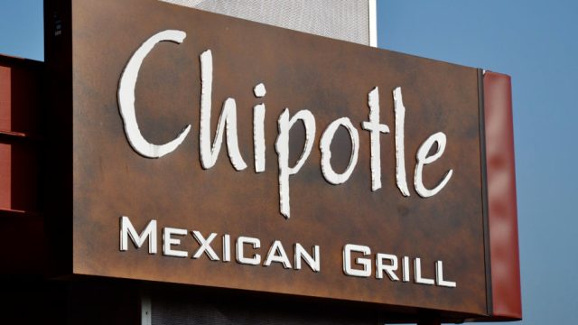 Chipotle Mexican Grill sign