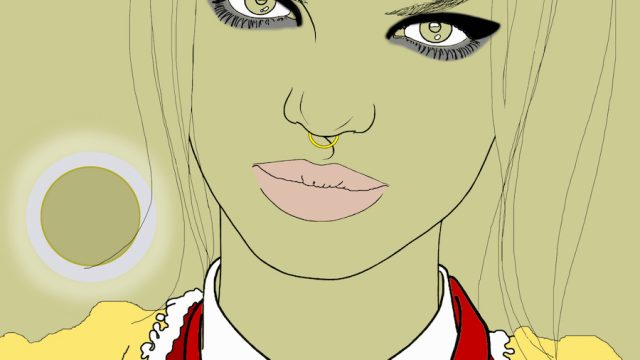 Taurus woman zodiac sign in matador outfit and nose ring