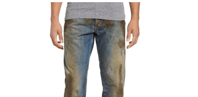 Nordstrom draws criticism for $425 'mud' jeans