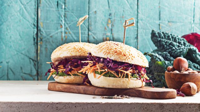 veggie burgers fast food chain