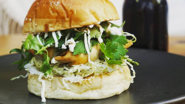 dumpling burger