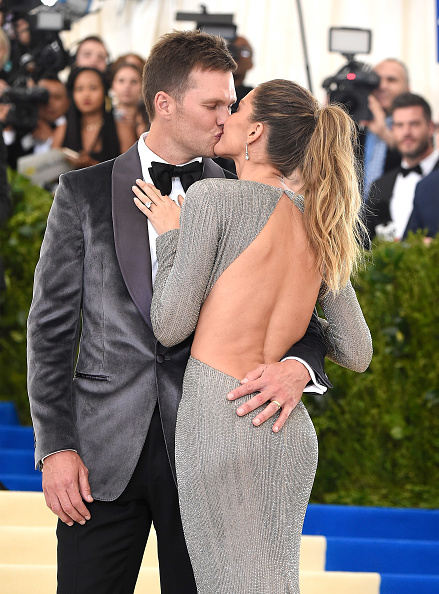 Gisele and Tom Brady Are Twinning in Matching Suits