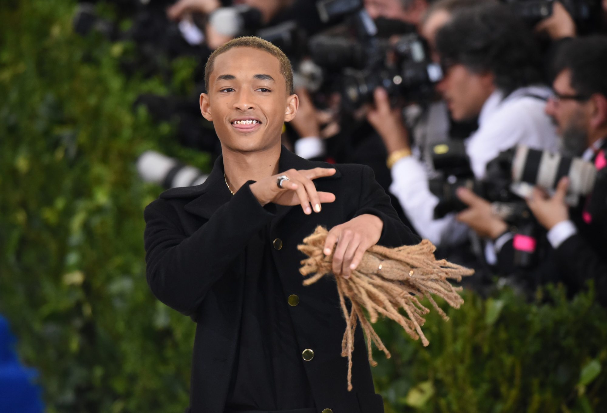 Update: There's a reason Jaden Sмith was walking around with his hair at  the Met Gala - HelloGigglesHelloGiggles