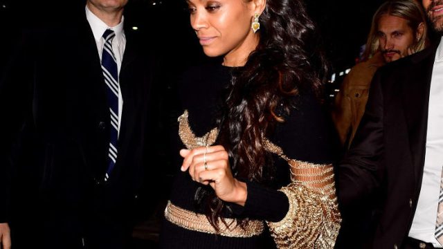 Zoe Saldana red carpet