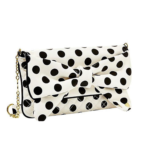 Polka dot clutch online purse