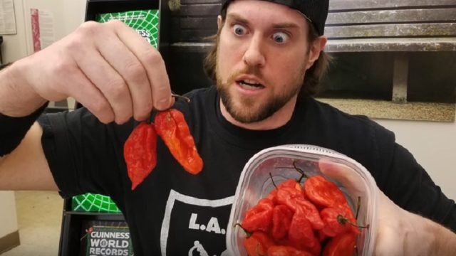 GHOST pepper challenge guinness world record
