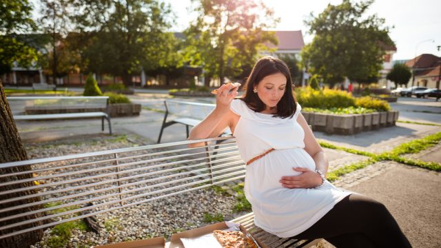 pregnant pizza