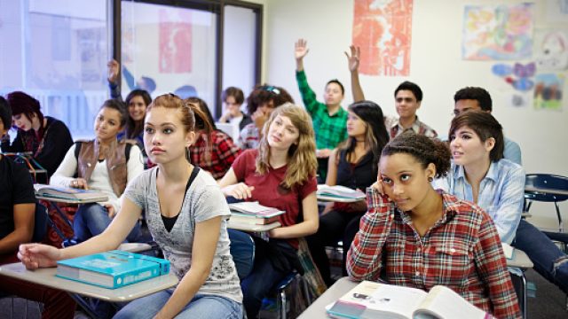 students in classroom