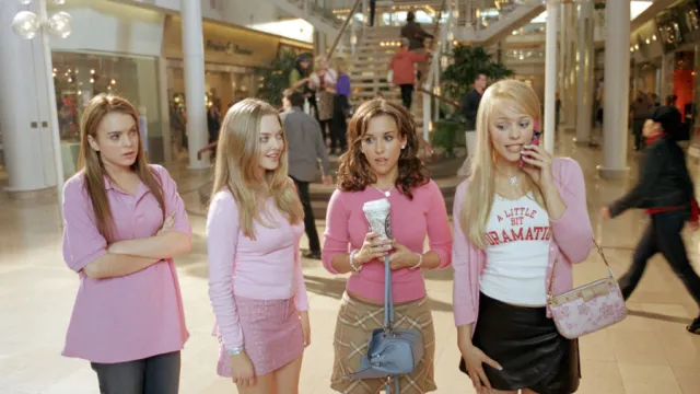 "Mean Girls" scene at the mall.