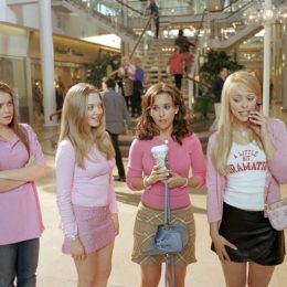 "Mean Girls" scene at the mall.