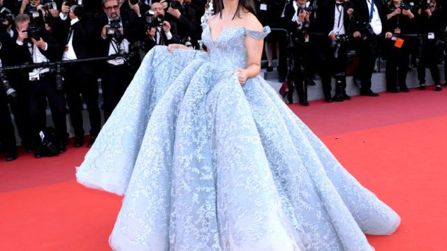 Aishwarya Rai Bachchan attends the "Okja" screening during the 70th annual Cannes Film Festival at Palais des Festivals on May 19, 2017 in Cannes, France.