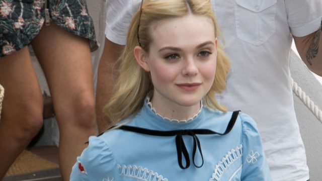 Elle Fanning revived her role as "Sleeping Beauty" behind the scenes at Cannes