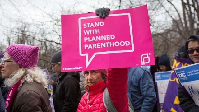 Planned Parenthood rally