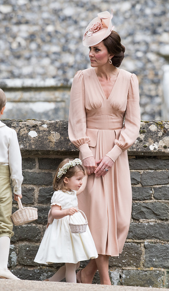 Duchess Kate was so pretty in pink at sister Pippa s