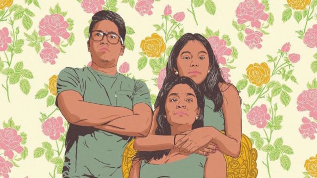 This mural is inspired by the strength of immigrant mothers