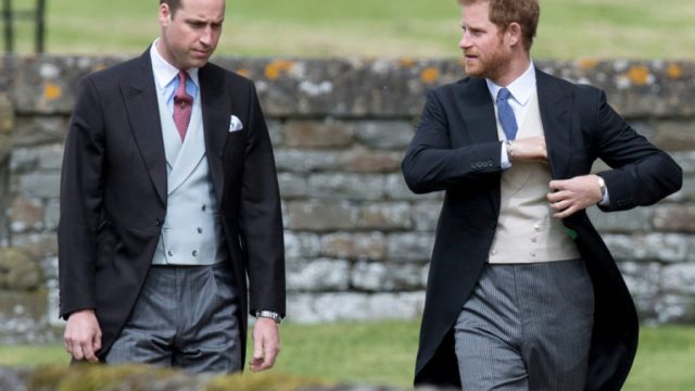 Prince William and Prince Harry attend the wedding of Pippa Middleton.