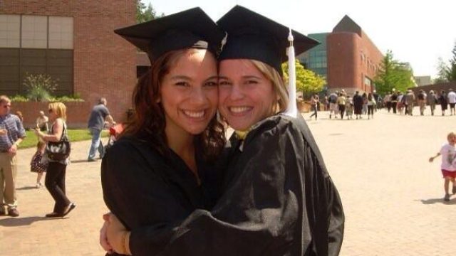 Jessica Tholmer at college graduation