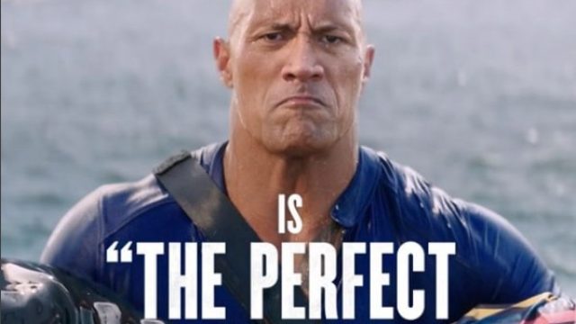 Dwayne Johnson in Baywatch, Instagram