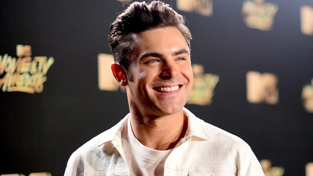 Zac Efron at the MTV movie and TV awards