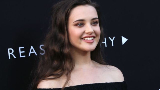 Actress Katherine Langford on the red carpet for the premiere of "13 Reasons Why."
