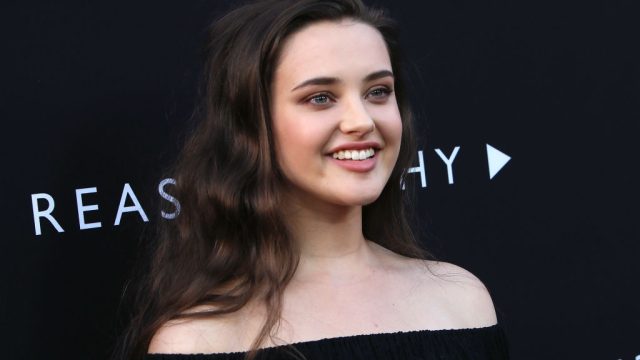 Actress Katherine Langford on the red carpet for the premiere of "13 Reasons Why."