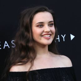 Actress Katherine Langford on the red carpet for the premiere of "13 Reasons Why."