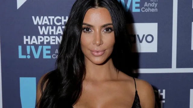 Kim Kardashian at "Watch What Happens Live."