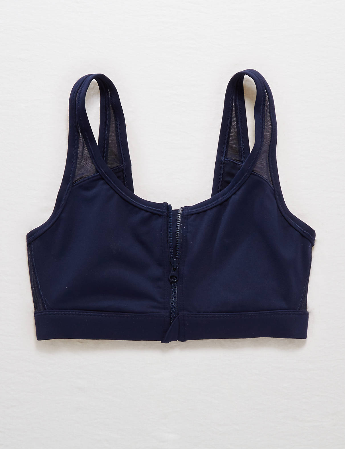 Aerie front zip sports bra size medium