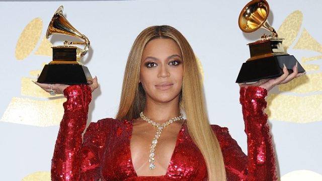 Beyonce at the Grammys.