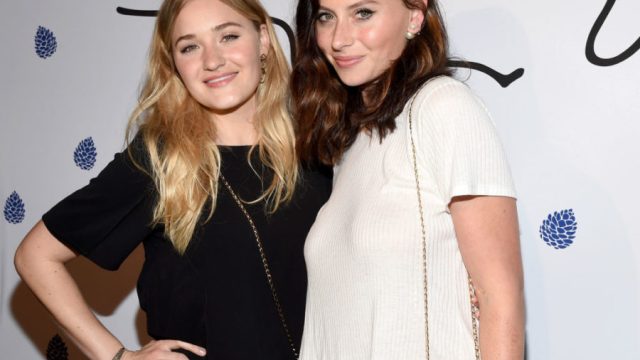Aly and AJ pose on the red carpet