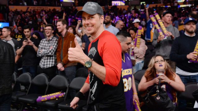 Celebrities At The Los Angeles Lakers Game