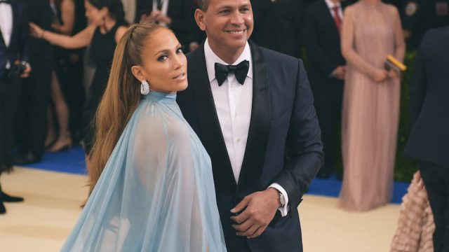 Jennifer Lopez and Alex Rodriquez at the MET gala.