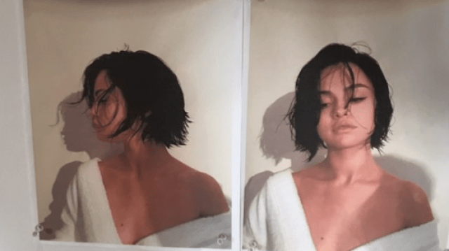 Selena Gomez short hair.