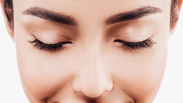 Close up of woman's face