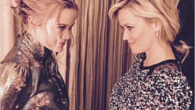 Reese Witherspoon and Ava Phillippe.
