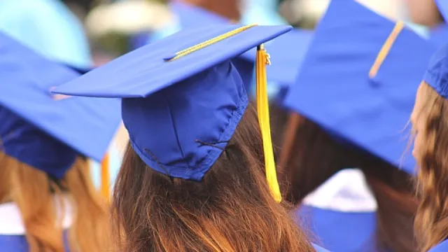 girl in graduation cap