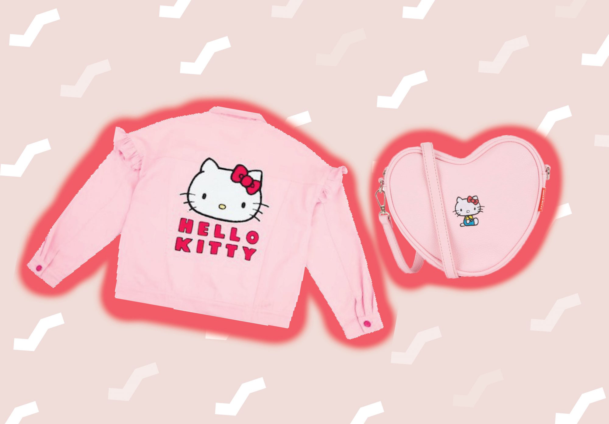 Hello Kitty Denim Outfit, Hello Kitty Jacket, Hello Kitty Kawaii Party