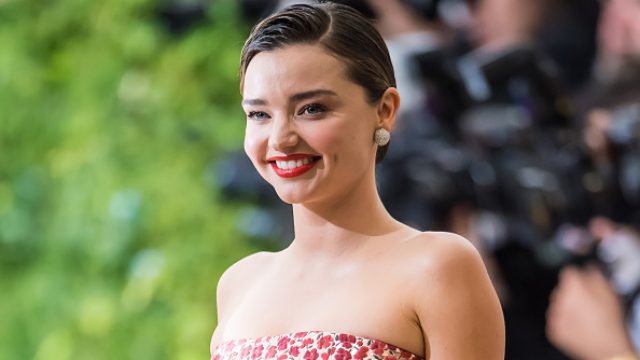 Model Miranda Kerr is seen at the 'Rei Kawakubo/Comme des Garcons: Art Of The In-Between' Costume Institute Gala