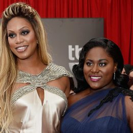 Laverne Cox and Danielle Brooks on the red carpet