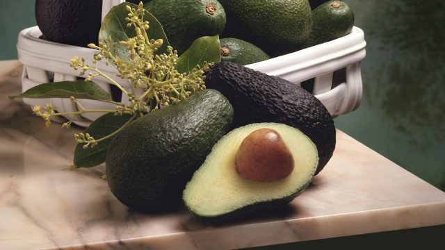 A basket of avocados