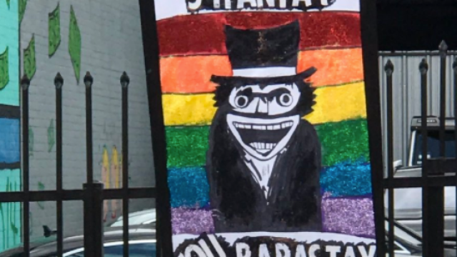 Image of the Babadook at Pride