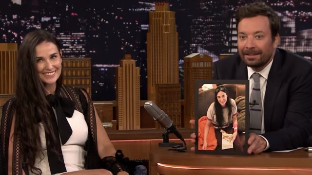 Demi Moore on The Tonight Show Starring Jimmy Fallon
