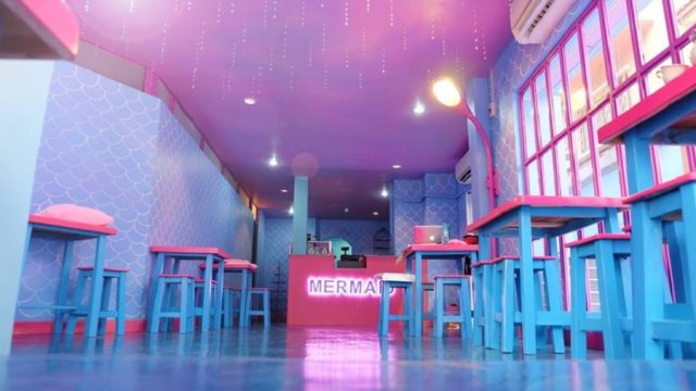 mermaid island cafe in thailand