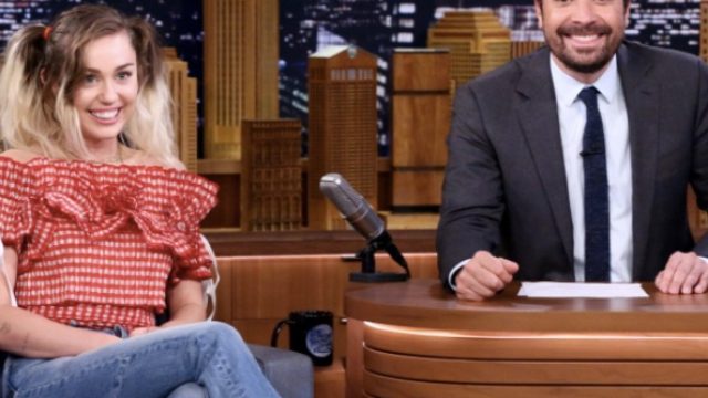 Miley Cyrus talks weed on the tonight show