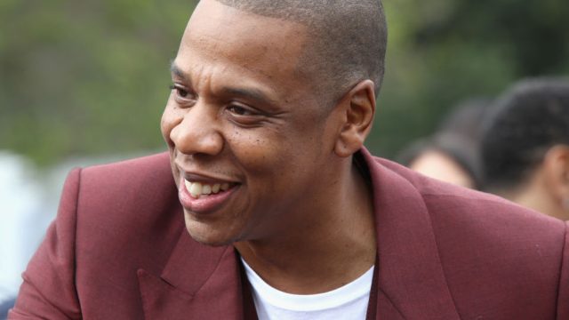 Jay Z smiling