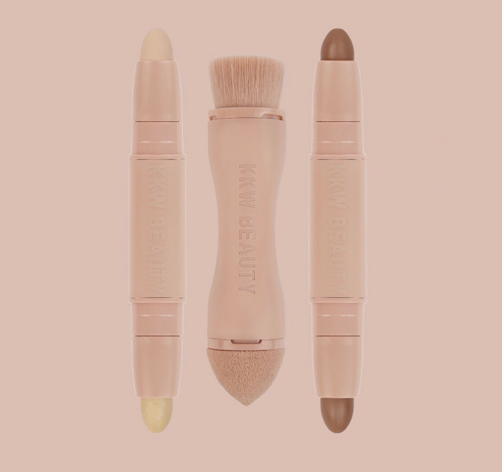 Deep Dark Creme Contour & Highlighter top Set- KKW Beauty