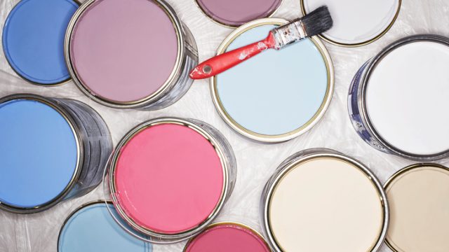Paint color cans