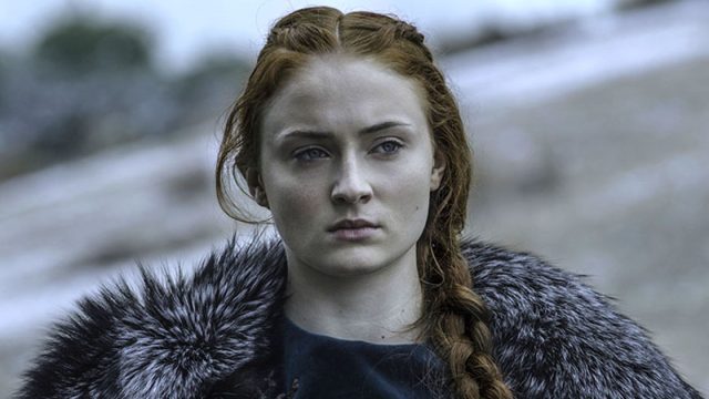 Sophie Turner as her character Sansa Stark in "Game of Thrones"