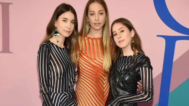 Haim at the CFDA awards.