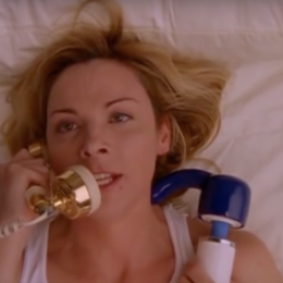 Still from Sex and the City when Samantha is trying to orgasm and can't.